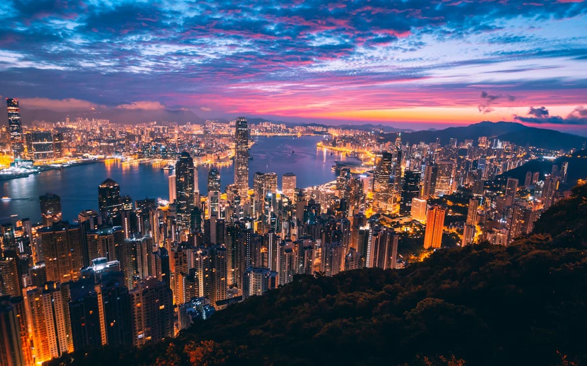 香港跨境商业与城市景观